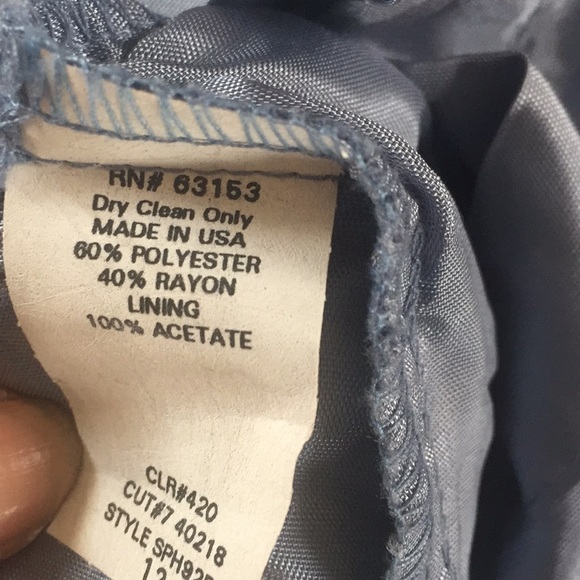 Beautiful Soft Blue Lace Midi Dress - Picture 5 of 5